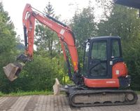 Vermiete Bagger Minibagger Kompaktbagger Kubota KX057 mieten Bayern - Oberstaufen Vorschau