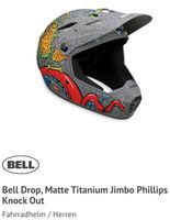 NEU Bell Drop Matte Titanium Jimbo Phillips Knock Out MTB Helm Bayern - Tegernsee Vorschau