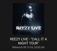 2x Reezy Tickets Hamburg 09.10.2024 Hamburg-Mitte - Hamburg Billstedt   Vorschau