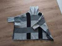 Poncho Cape super weich von Zara Größe M grau schwarz Bayern - Heßdorf Vorschau