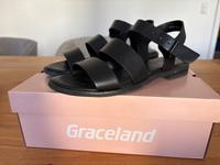 Graceland Sandale schwarz Gr 38 Hessen - Lich Vorschau