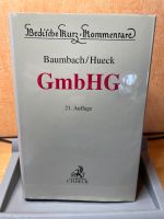 GmbHG Kommentar Beck 21. Auflage Baumbach/Hueck Rheinland-Pfalz - Kempfeld Vorschau