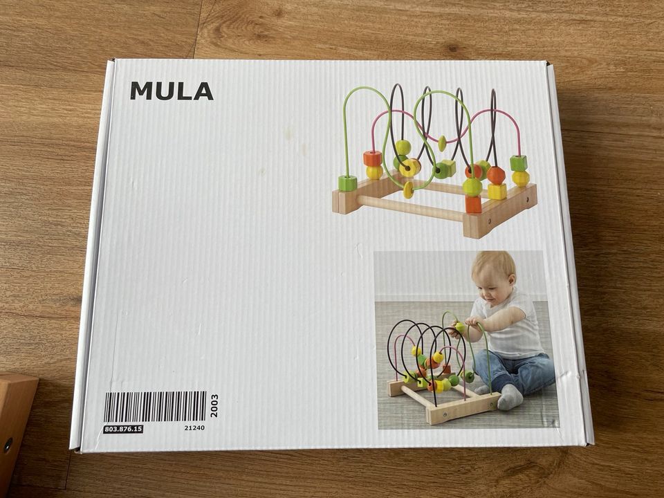 Kinderspielzeug Motorik Holzachterbahn IKEA Mula in Alfter