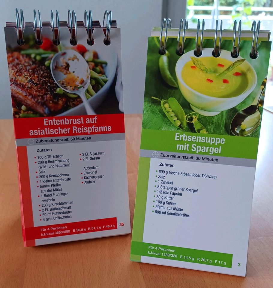 5 Spiralblöcke Essen Kochen Backen Kochbuch in Esslingen