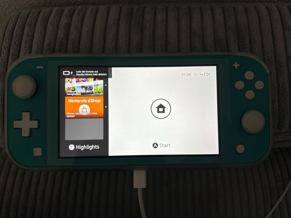 Nintendo Switch Lite Türkis + 3 Spiele in Pörnbach