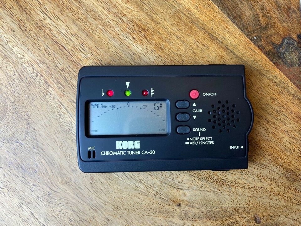 Korg Chromatic Tuner CA-30, Stimmgerät + Metronom OVP Anleitung in Hagenow