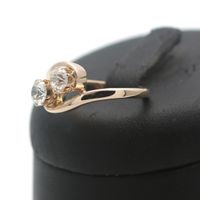 0,90 Ct Diamant Ring 585 Gold 14 Kt Gelbgold Altschliff Goldring Innenstadt - Köln Altstadt Vorschau