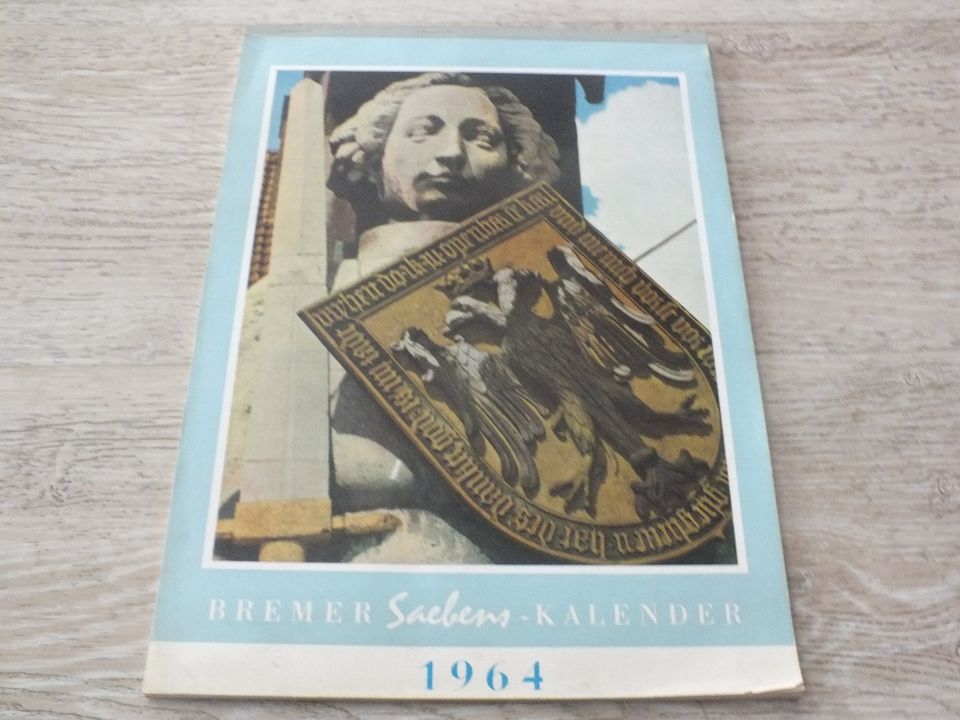 Alter Kalender Bremen Saebens 1964 in Stuhr