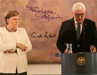 Angela Merkel & Frank Walter Steinmeier - Original Autogramm Duisburg - Duisburg-Mitte Vorschau