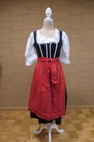 Dirndl mit Bluse und Schürze, Gr. 42, schwarz, rot, Weiß Thüringen - Seitenroda Vorschau