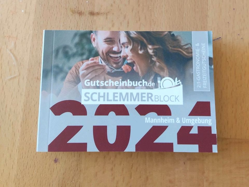 Schlemmerblock 2024, Gutscheine, Mannheim in Igersheim