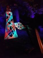 UV-Licht stringart - goa - glow- Party deko fluoreszierend Baden-Württemberg - Ulm Vorschau