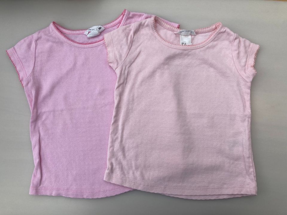 6 T-Shirts Mädchen 86, Esprit H&M babyclub in Wiesbaden