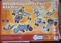 Metallbaukasten 7er Set mit 840 Teilen und Original verpackt Brandenburg - Frankfurt (Oder) Vorschau