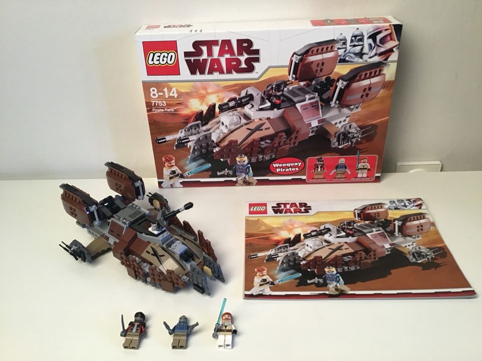 Lego Star Wars 7753 Pirate Tank Hondo Falso Obi Weequay Pirates in Wuppertal