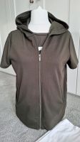 ❤Street One Sweatshirtjacke kurzarm Gr.38/40 dunkles grün Viskose Bayern - Buchloe Vorschau