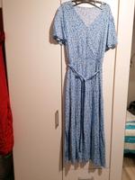 Kleid maxi geblümt hellblau  H&M Schleswig-Holstein - Trappenkamp Vorschau