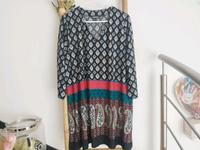 XXL 46 48 Ulla Popken Tunika Bluse schwarz bunt Paisley Boho Stil Sachsen-Anhalt - Genthin Vorschau