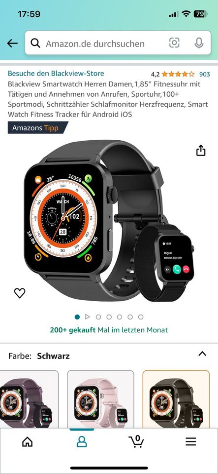 Blackview Smartwatch Herren in Osnabrück