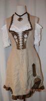 Dirndl Trachtenkleid GR 38 Leinen beige-braun GR 38 Thüringen - Themar Vorschau