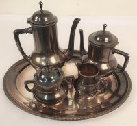 Art Deco Kaffee / Teeset + Milch & Zucker + Tablett Saarland - Heusweiler Vorschau