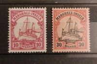 Briefmarken Deutsche Kolonien Marshall Inseln 15, 18 ungebraucht Brandenburg - Velten Vorschau