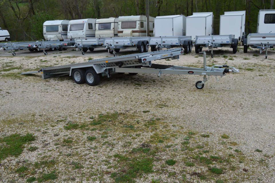 Autotransporter Anhänger Holzboden Boden Auto 3000 kg 400x203cm kippbar Stema ATH in Geislingen an der Steige