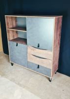 Highboard Anrichte Kommode in Eiche Montana Dunkel / Anthrazit Nordrhein-Westfalen - Steinheim Vorschau