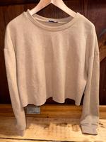 Zara Trafaluc kurzer Pullover Shirt feinripp beige Gr. S Berlin - Hellersdorf Vorschau