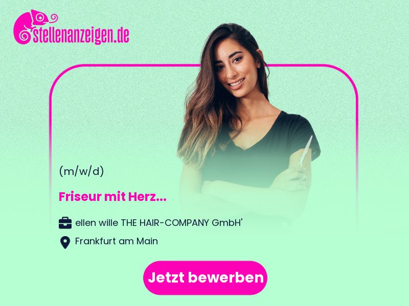 Friseur (m/w/d) mit Herz in Frankfurt am Main