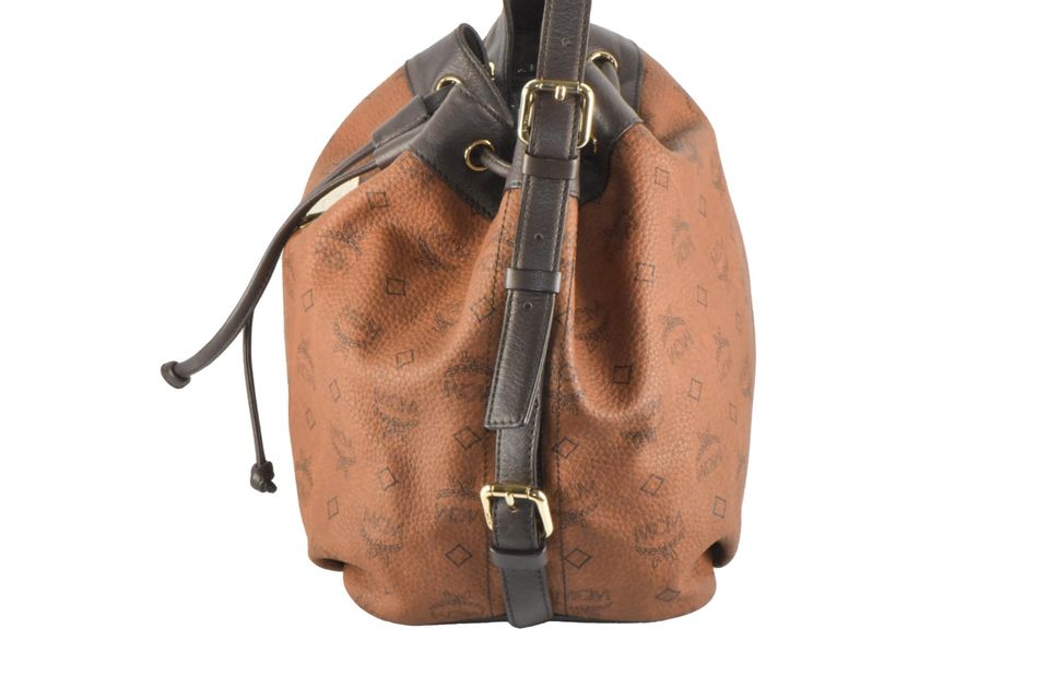 ✅MCM TASCHE BEUTELTASCHE LEDERTASCHE CROSSBODY LEDER BRAUN 2508 in Leverkusen