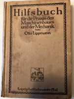Ein kleines Buch über Maschinenbau von 1919 Niedersachsen - Holzminden Vorschau