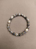 Armband Picasso Jaspis Perlen 18 Karat vergoldet Naturstein Hessen - Großenlüder Vorschau