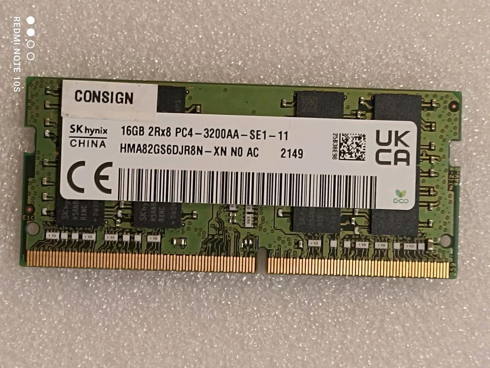 Samsung16GB RAM Speicher DDR4-3200AA für Laptop/Notebook in Essen