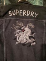 Superdry Jeansjacke Strass Print wie neu M Wandsbek - Hamburg Bergstedt Vorschau
