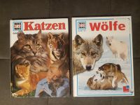 2 Bücher Was ist was: Band 59 Katzen und Band 104 Wölfe Baden-Württemberg - Auenwald Vorschau