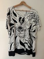 T-Shirt Damen Größe 48 schwarz weiß Muster Blumen abstrakt Harburg - Hamburg Eißendorf Vorschau