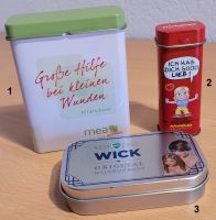 Kleine Blechdosen Blechbüchsen Apotheke Männekes Wick Pillendose Sachsen-Anhalt - Dessau-Roßlau Vorschau