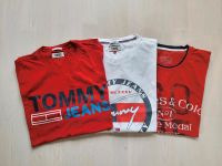 Tommy Hilfiger T-Shirt Herren XL rot weiß 3 St Niedersachsen - Aerzen Vorschau