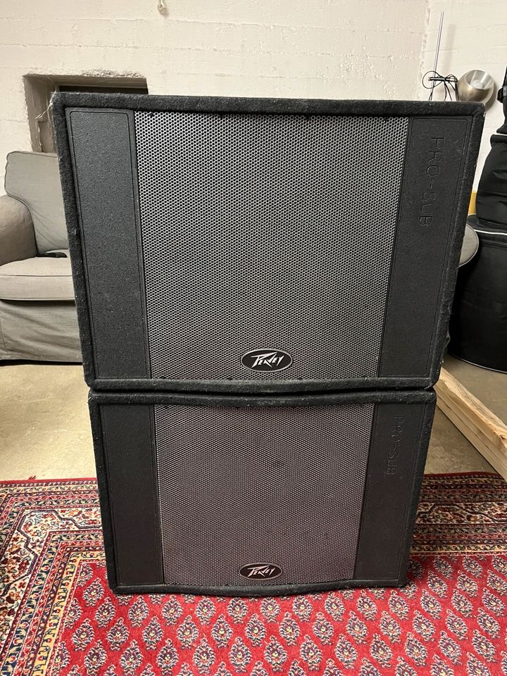 2x Peavey Messenger Pro-Sub 15“ Subwoofer in Hannover