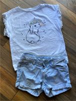 Vertbaudet Sommerset T-Shirt u. Jeansshorts Gr. 134 Brandenburg - Schönwalde-Glien Vorschau