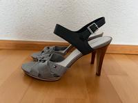Sandalen Absätze hohe Schuhe Gr. 40 von Tommy Hilfiger blau gestr Bayern - Simbach Vorschau