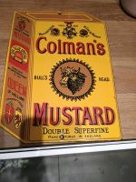 Colman's Mustard/ Senf...Replika-Emailschild 1980er Jahre München - Au-Haidhausen Vorschau