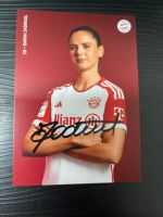 Sarah Zadrazil Autogrammkarte FC Bayern Saison 23 / 24 Fußball Bayern - Landshut Vorschau