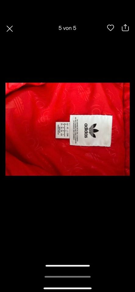 Orgianle Adidas Jacke XS/S in Leichlingen