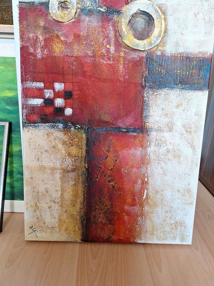 Schönes Ölgemälde Bild auf Leinwand Größe 110 x 50 cm in Friedberg