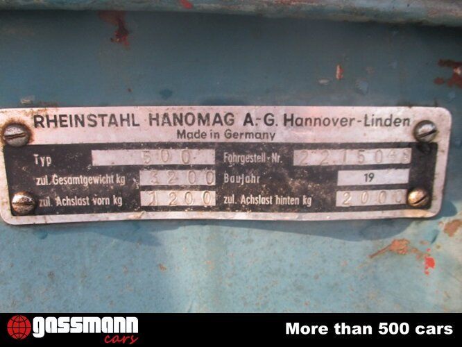 Hanomag Granit 500 in Bovenden