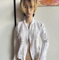 Mango Jacke weiß Damen S 36 Sommer spitze Baumwolle Zara Optik Berlin - Reinickendorf Vorschau