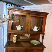 Antiker Küchenschrank Vitrine altes Eiche- Buffet Vertiko vintage Nordrhein-Westfalen - Straelen Vorschau