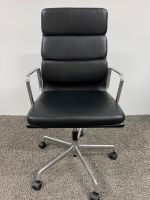 Vitra Eames EA219 Soft Pad Bürostuhl Drehstuhl Leder schwarz Nordrhein-Westfalen - Neuss Vorschau